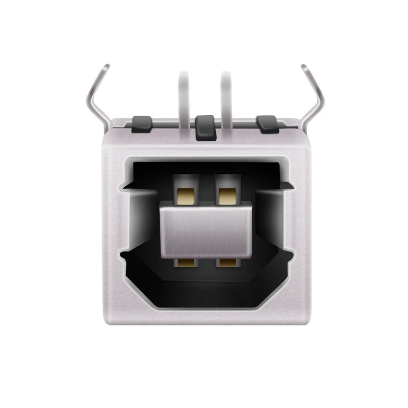 USB Female Type-B Port 4-Pin Right Angle PCB DIP Jack Socket 10 Pack by MXRS