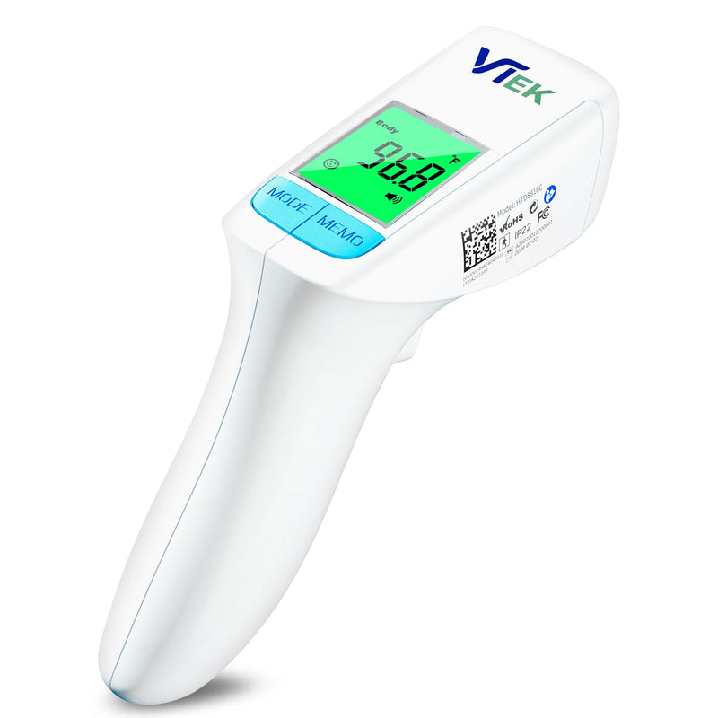 No-Touch Forehead Thermometer for Adults and Kids, 2-in-1 Digital Baby Thermometer with Fever Alarm, Mute Mode, Memory Recall,Fast Accurate Results, Batteries Included