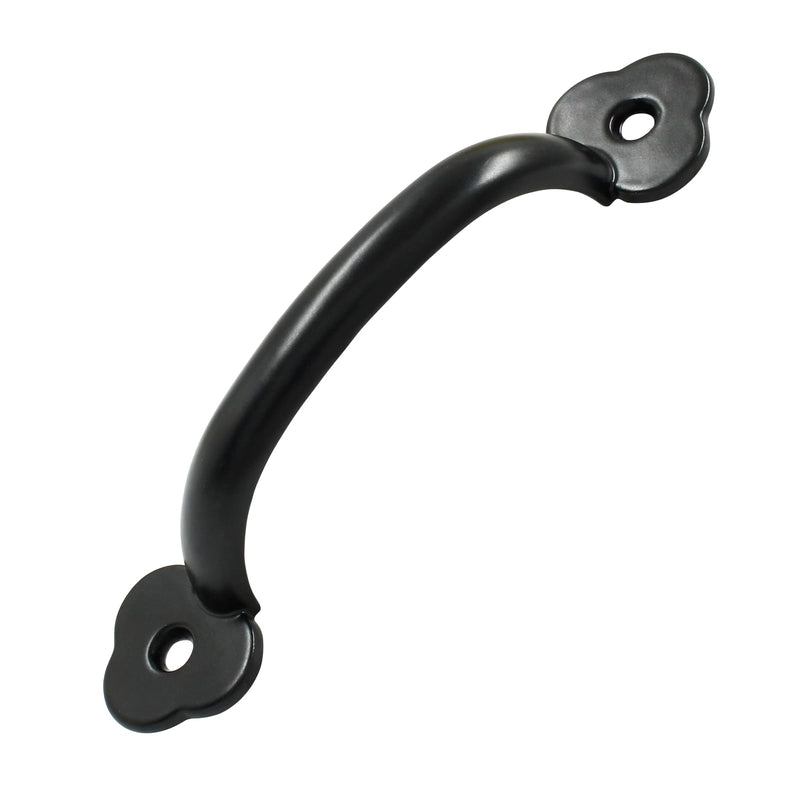 Bivethoi 12 Pcs Barn Door Handles, Metal Door Handle Black, Gate Pull Handle for Outdoor Garage Fence, Indoor Drawer Closet.