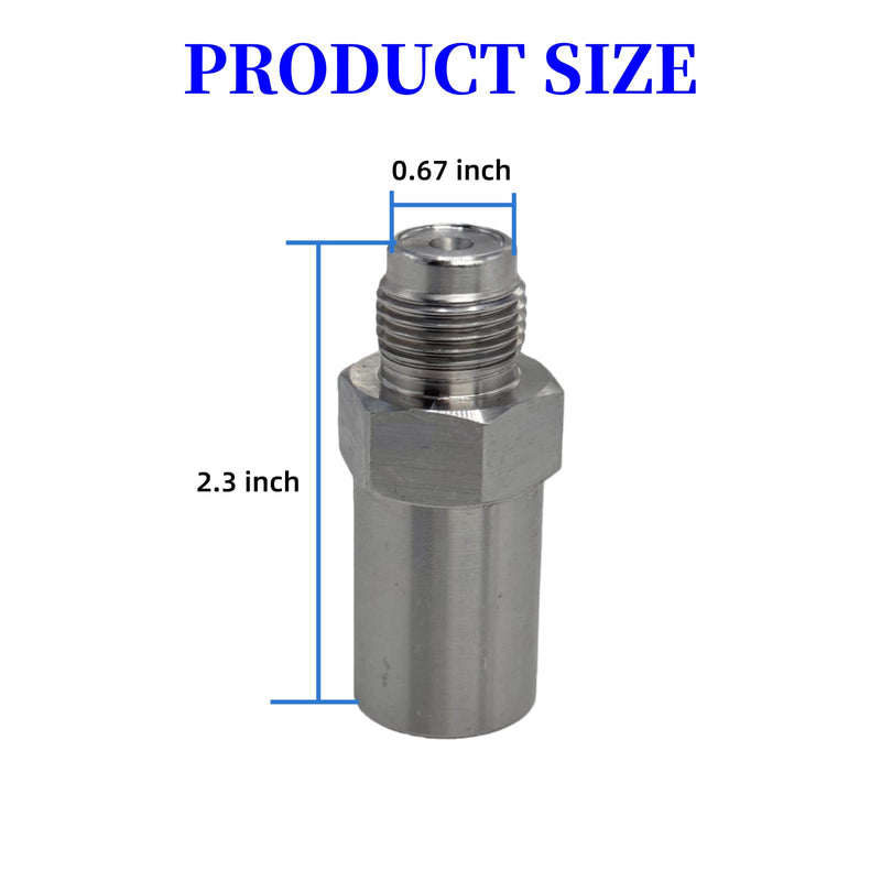 Fuel Injector Common Rail Pressure Regulator Relief Valve Plug Fit for 2003-2007 Dodge Ram 2500 3500 5.9L Cummins