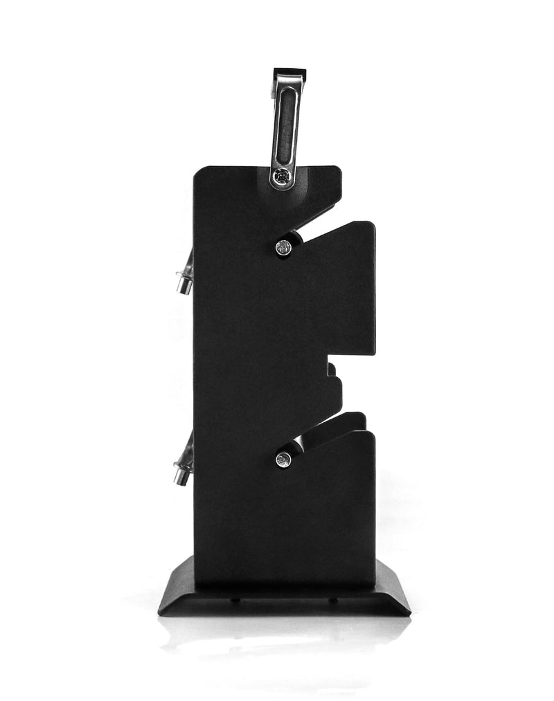 QWORK Dual Solder Dispenser Reel Solder Reel Stand, Adjustable Roll Holder Reel Dispenser, Spool Feeder Welding Tool
