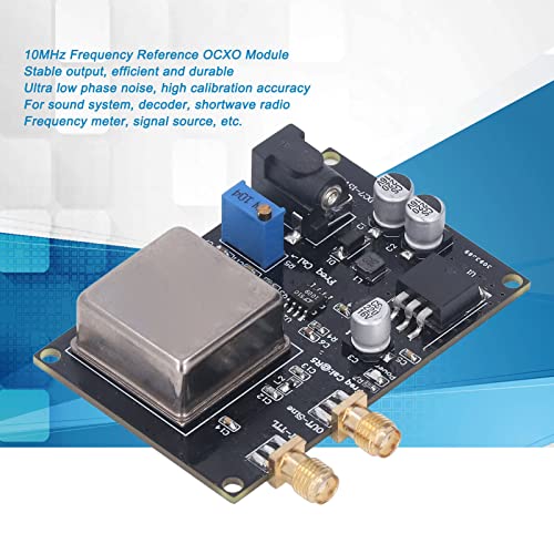Zerone 10MHz Frequency Reference Source Board, OCXO Module, Crystal Oscillator, Constant Temperature, Automatic Operation, SMA Female Connector
