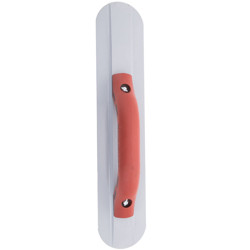 MARSHALLTOWN Round End Magnesium Hand Float, 16 Inch x 3-1/8 Inch, Standard DuraSoft Handle, Eliminates Float Marks, Provides Smooth Finish, Made in the USA, Concrete Float, 143D