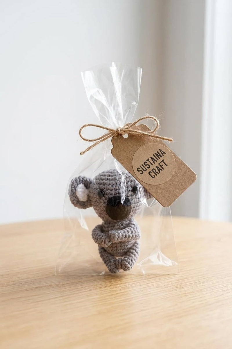 Handmade Crochet Koala Stethoscope Accessories Charm – Cute & Comfortable for Pediatricians and Nurses