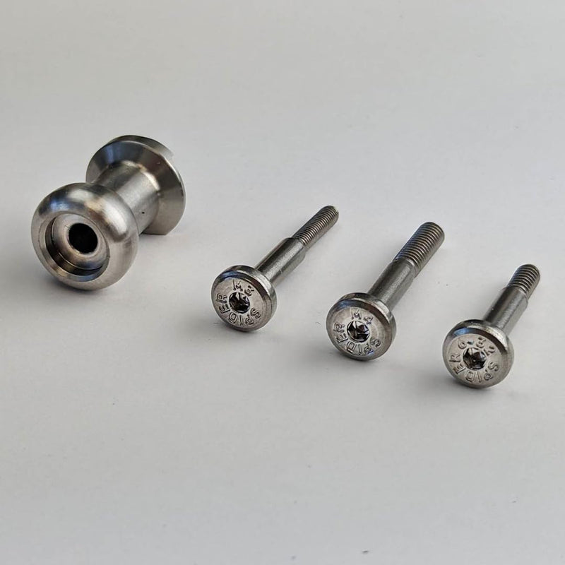 Spider Tool Holster - Drill Pins - Pack of One - Premium CNC Stainless Steel - Attaches to The Side of Any Brand Power Drill and Driver - Pairs with Spider Tool Holster and Tool Docks