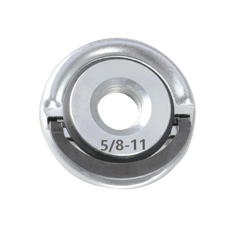 2Pcs Angle Grinder Flange Nuts with 5/8-11 Inch Thread, Quick Change Grinder Flange Locking Nut Metal Angle Grinder Nut for Replacement/Fixing Cutting Discs