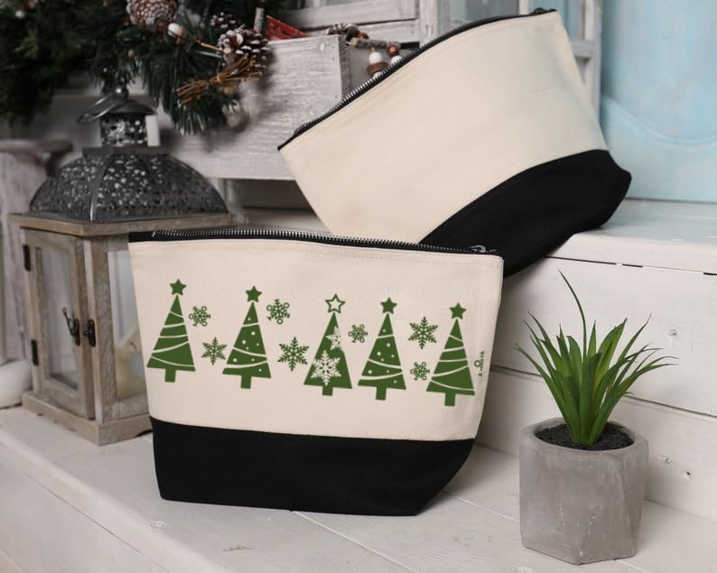 DGAG 7PCS Christmas Self-Adhesive Silk Screen Stencils,Christmas Tree Screen Printing Stencils for Craft Xmas Chalk Paste Stencil Transfers Reusable Stencils for Painting on Wood Fabric Farmhouse 8 PCS silk screen stencils