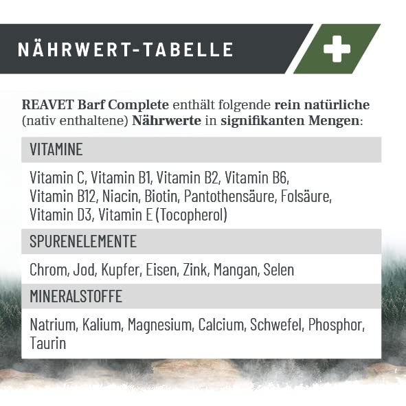 ReaVET Barf Complete Cat for 5 months - Barf all-round care for cats, Barf for cats, Barf supplement for cats, cat vitamins for cats and cat minerals - PawsPlanet Australia