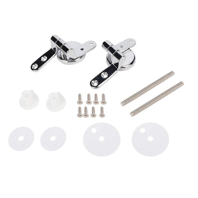 Zinc Alloy Toilet Lid Fixings, Toilet Seat Hinges Replacement Parts Hinges Repair Replacement Kit Tools Set