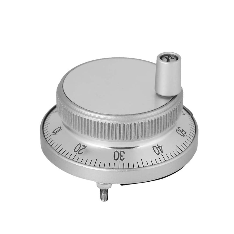 100PPR 6 Terminal Electronic Hand Wheel Manual Pulse Encoder for CNC System (White)