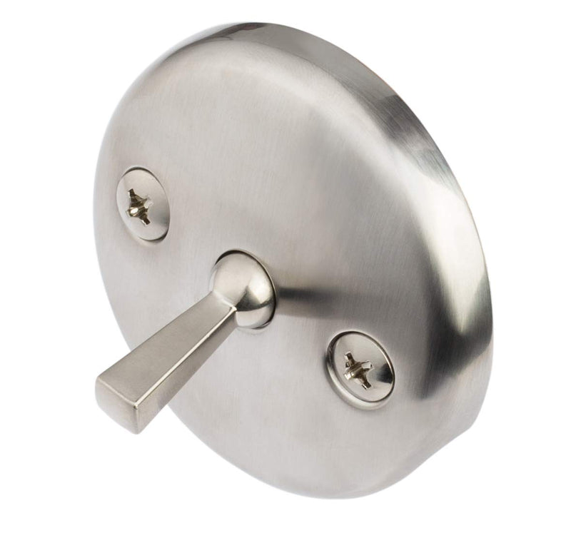 Artiwell Trip Lever Tub Trim Kit Set With Trip Lever Overflow Face Plate, Trip Lever Bathtub Drain with Strainer, Overflow and Matching Screws (BRUSHED NICKEL) Brushed Nickel