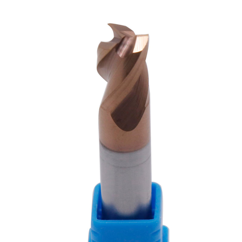 BestParts High Performance Solid Carbide End Mill for Aluminum - ZRN Coated, 37 Degree Helix, 3 Flute, 5/16" Cutting Diameter, 5/16" Shank Diameter, 7/16" Length of Cut, 2" Overall Length, Square End