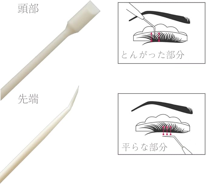 LOYELEY Eyelash Perm Self Eyelash Perm Kit 2 Plates 2 Sticks (Rosy) 2 Sticks (White) Eyelash Brush Eyelash Perm Y Comb Eyelash Graft Curler Comb for Makeup, Beauty Salon, Home - NewNest Australia