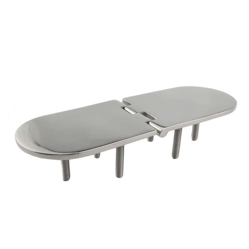 Heavy Duty Marine Grade 316 SS Boat Casting Hinge 7.48"(L)*2-9/16"(w) Hidden Concealed Fastener 3/16" thinckness for lockers, Cabin Doors and hatches Door Hatch