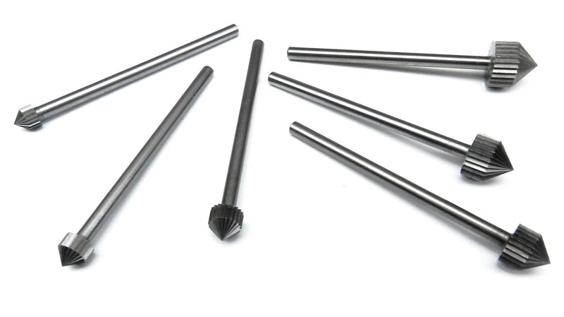 Jewelry Setting Burs Fig 413 Jewelers Stone Setters Bur 040-080 Large 6 Pc Set