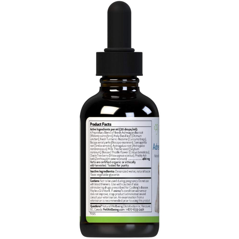 Pet Wellbeing - Adrenal Harmony Gold For Dogs- Natural Support For Adrenal Dysfunction And Cushing'S - 2 Ounce (59 Milliliter) - PawsPlanet Australia