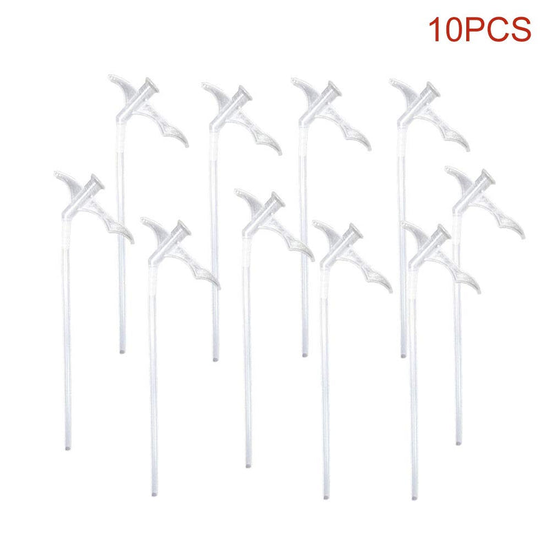10Pcs Spray Foam Tubes Nozzle, Gap Filling Insulating Foam Spray Replacement Tube, DIY Foams Spray Accessory for DIY Spray Foam Clear transparent