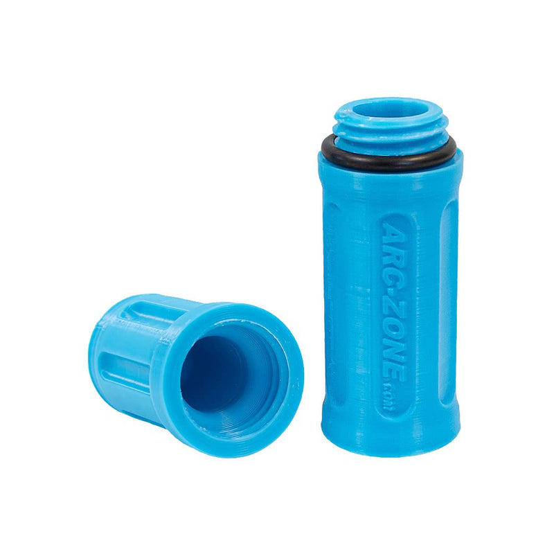 Arc-Saber Tungsten Electrode Storage Solution with Magnetic Base 5" Sky Blue