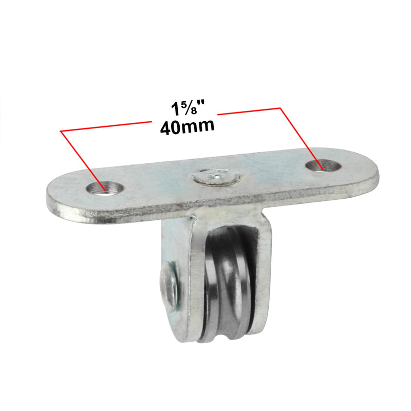 GBGS 8 Pcs 3/4" Small Pulley Block,Single Bearing Silent for 1/8" Cord,Max Load 130 lb