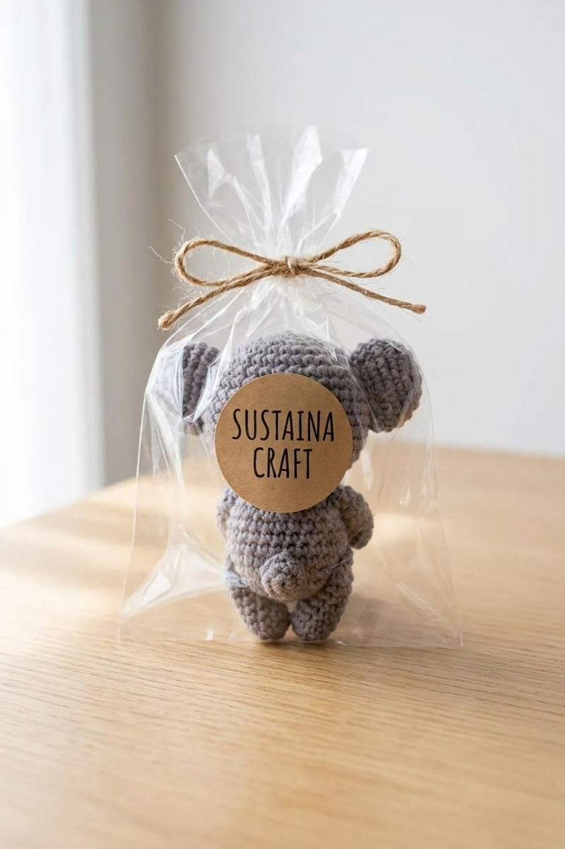 Handmade Crochet Koala Stethoscope Accessories Charm – Cute & Comfortable for Pediatricians and Nurses