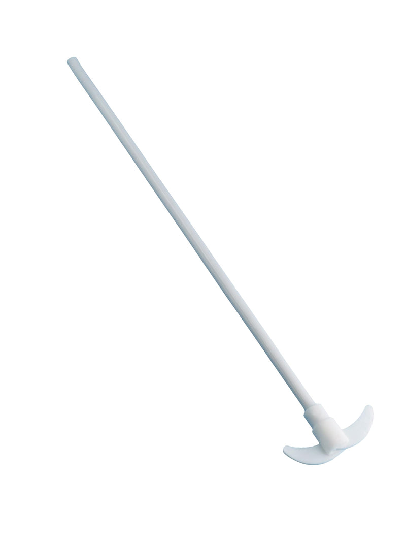 Loratory PTFE Foldable Anchor Stirrer Paddle - Stainless Steel Reinforced Shaft for Overhead Stirrers 500/110/7MM