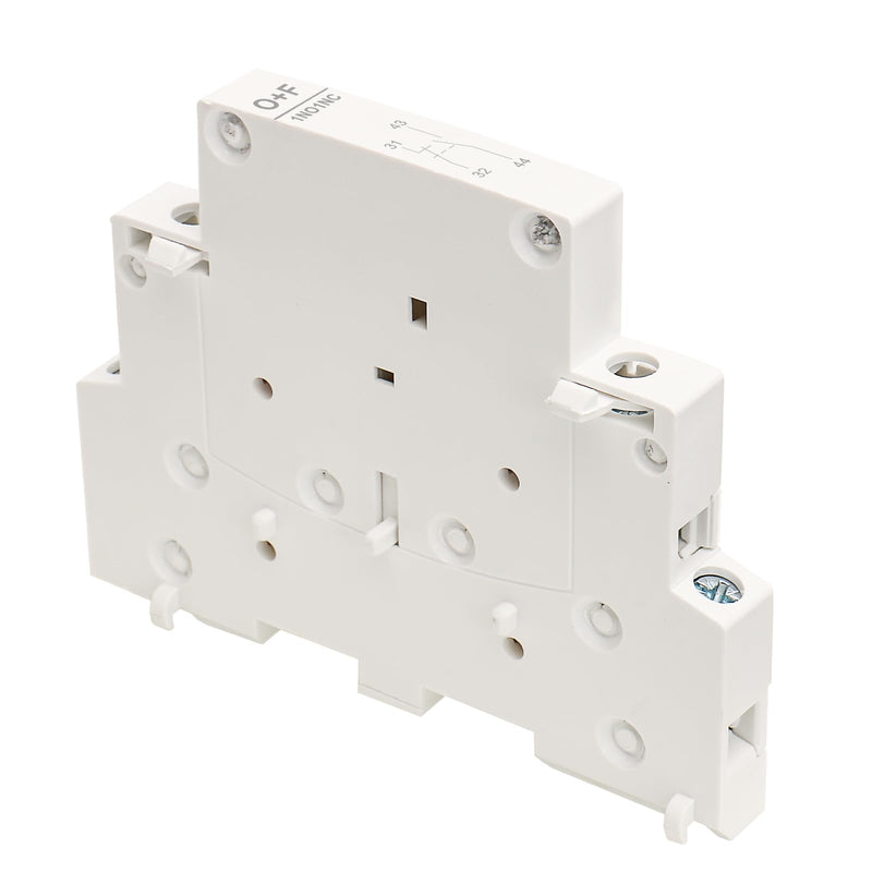 Baomain Auxiliary Contact for AC Contactors 1NO+1NC 500V 50/60Hz Side Mounted Pack of 2 (1NO+1NC)