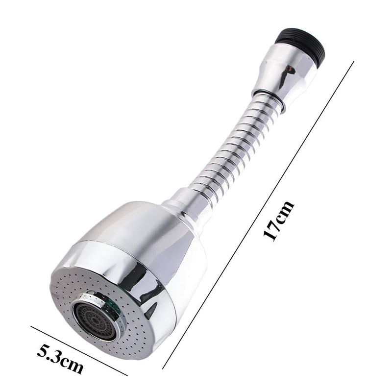 Vctitil Stainless Steel Faucet Extender Sprayer Nozzle 2 Modes 360 Degree Rotatable Flexible Water-Saving Splash Proof Spray