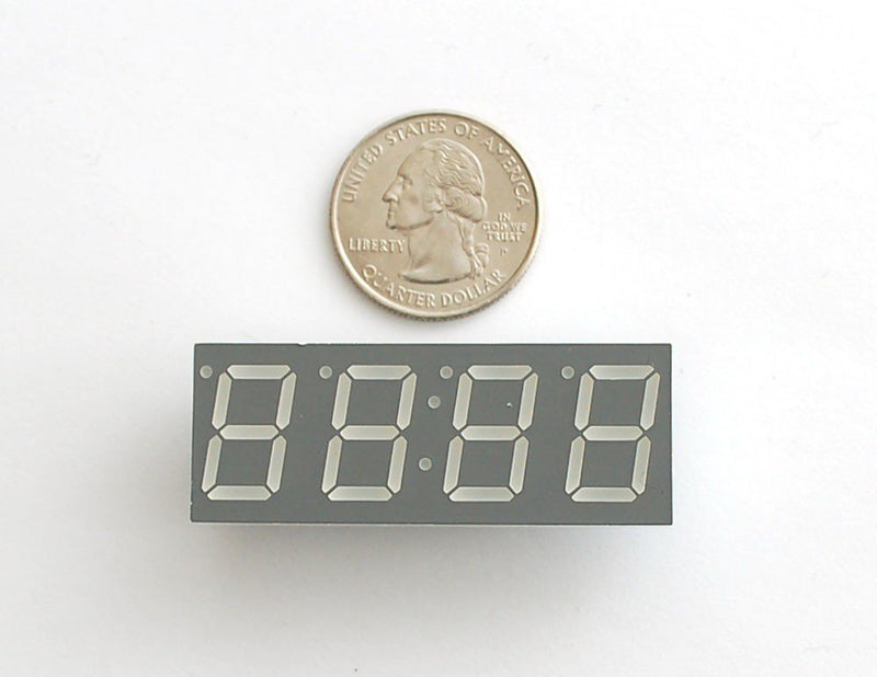 Adafruit Yellow 7-segment clock display - 0.56" digit height [ADA811]