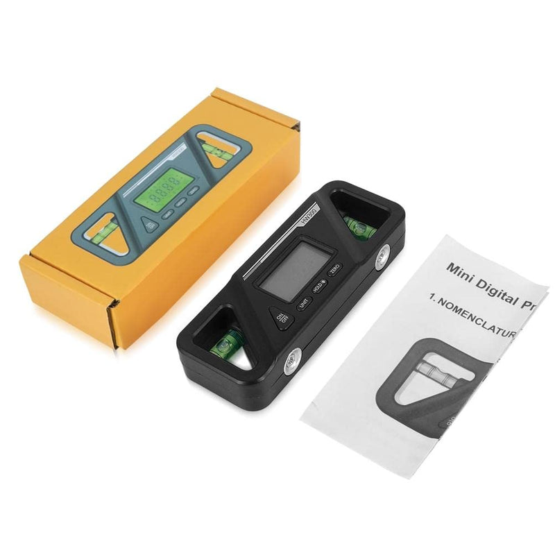 Digital Level Magnetic, 2 in 1 Digital Angle Finder, Digital Protractor Inclinometer, LED Display Angle Ruler, Electronic Level