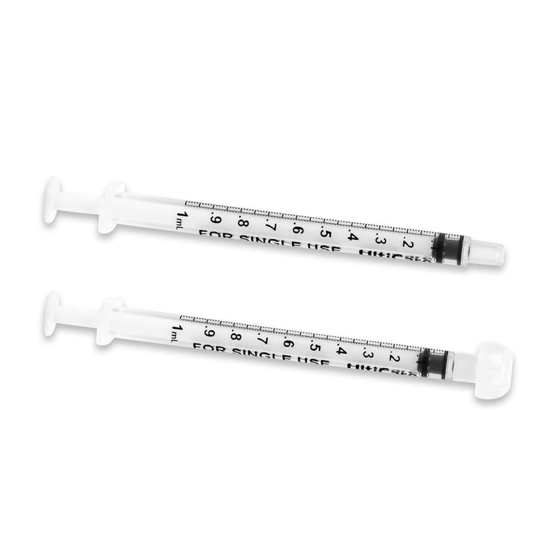 UltiCare 1mL Oral Syringe – Uses Include Oral Administration of Medicine for Infants, Toddlers and Small Pets, and Small HH Projects. Oral Tip with Cap, Sterile Individually Wrapped, 100 Count 1ml (100 Count)