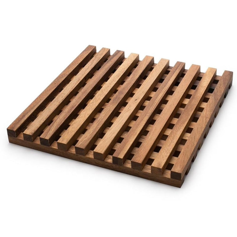 GURU JEE Handmade Wooden Trivet for Hot Dishes Pot Pan Tea Pot Holders