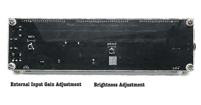 VFD Audio Spectrum Analyzer, Vacuum Fluorescent Display Music Spectrum Analyzer, 25-Band Music Spectrum Level, Audio Indicator Rhythm Analyzer, 10 Display Modes