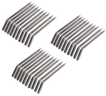 Metal Alloy Spray Nozzles Tips for 3-Way Dental Air Water Syringe Tube with by Oubo Dental (50)