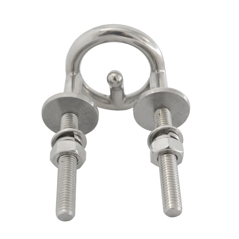 Boat Stainless Steel Bracket Transom Mount Water Ski Tow Rope Hook for Yacht Accessories