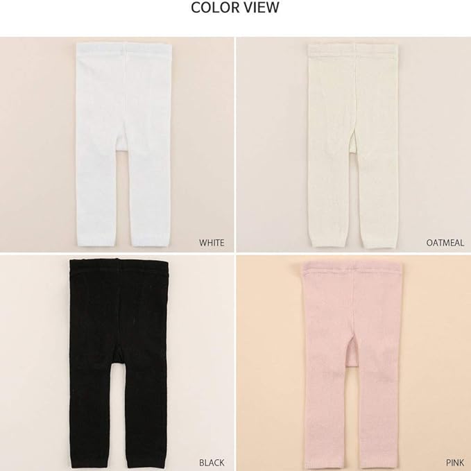 Plain Leggings (WHITE, S(0-12M) HAPPY PRINCE [Genuine] Baby Leggings, Baby Leggings, Boy Leggings, Girl Leggings, Korean Children's Clothing - NewNest Australia