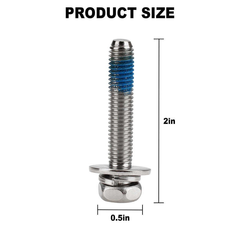 4011FA4353E (6 Pcs) Common Bolt Fits for LG Washers, Replaces 1555488, AH3522806, EA3522806, PS3522806