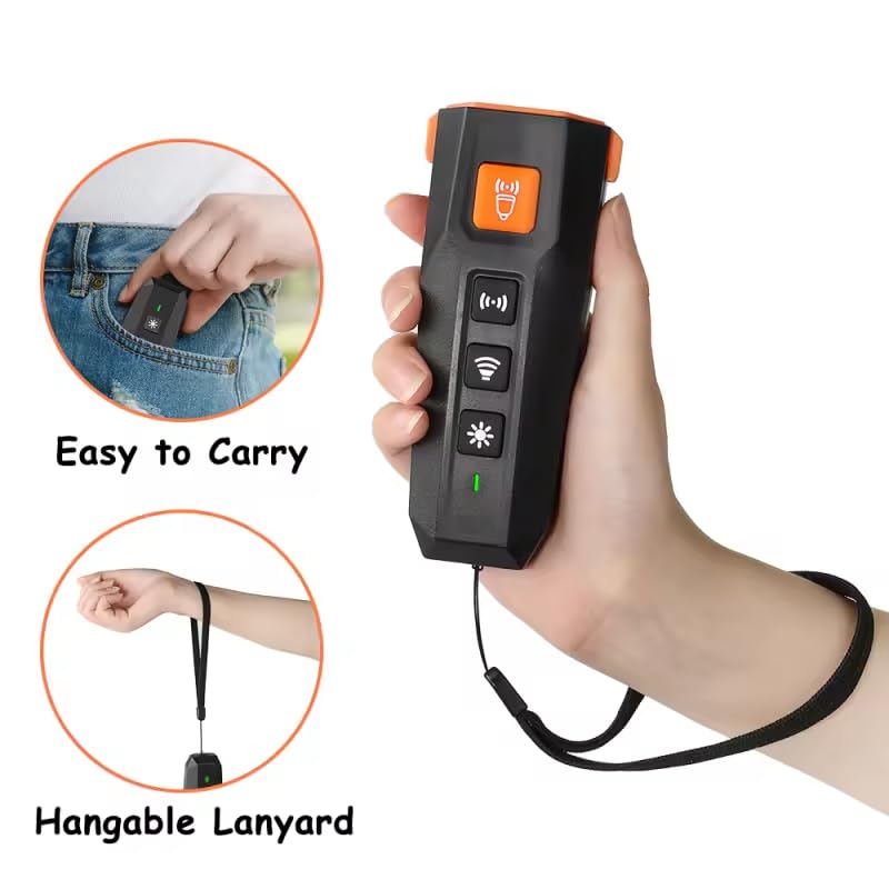 Marjina Dog Bark Deterrent Device – Most Powerful Anti Barking Device for Dogs, Indoor Bark Stopper, Dog Whistle to Stop Barking, Humane Dog Training Tool (Rechargeable)