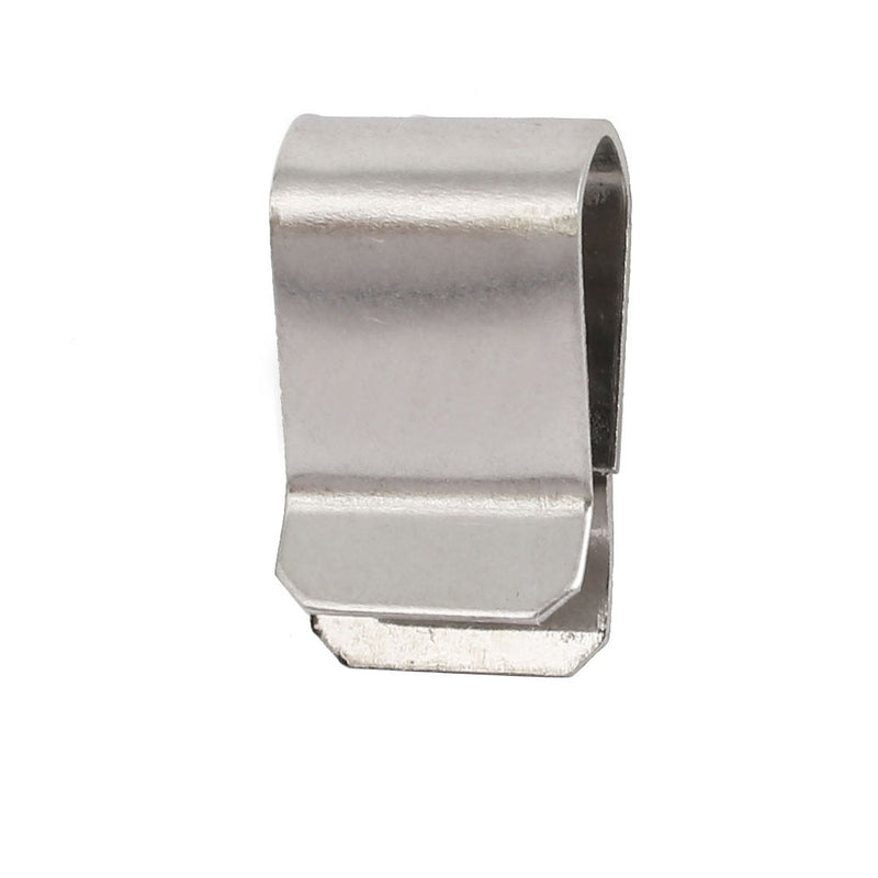 uxcell® 25pcs Stainless Steel Spring U Clip Silver Tone 21.4mm x 12mm