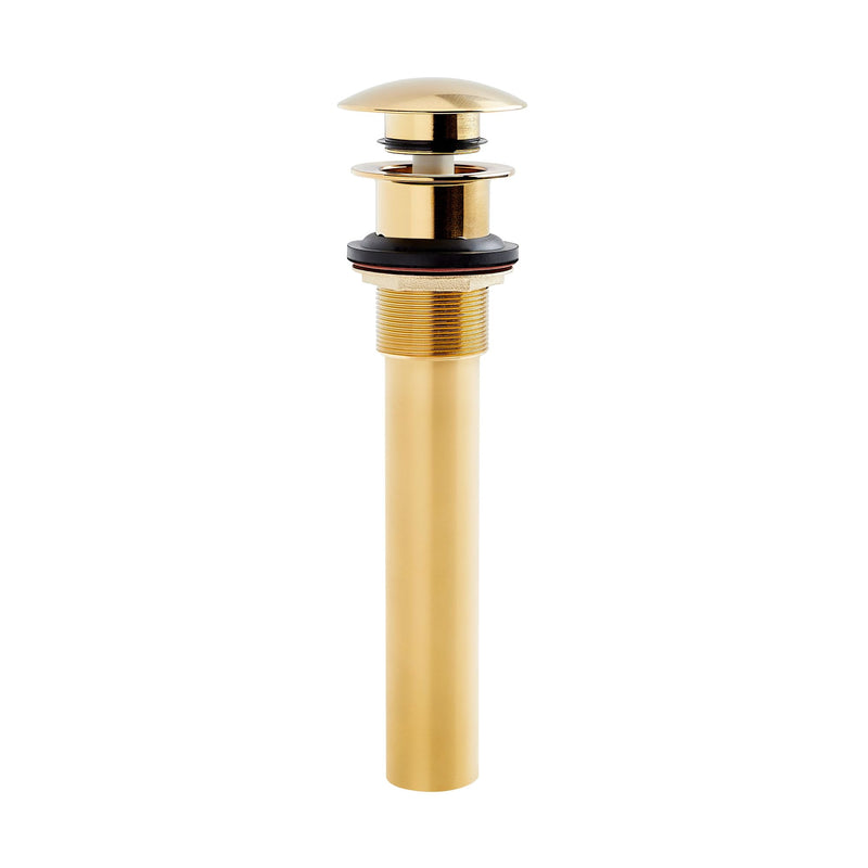 Signature Hardware 908927 1-1/2" Mushroom Style Pop-Up Bathroom Drain - Matte Black