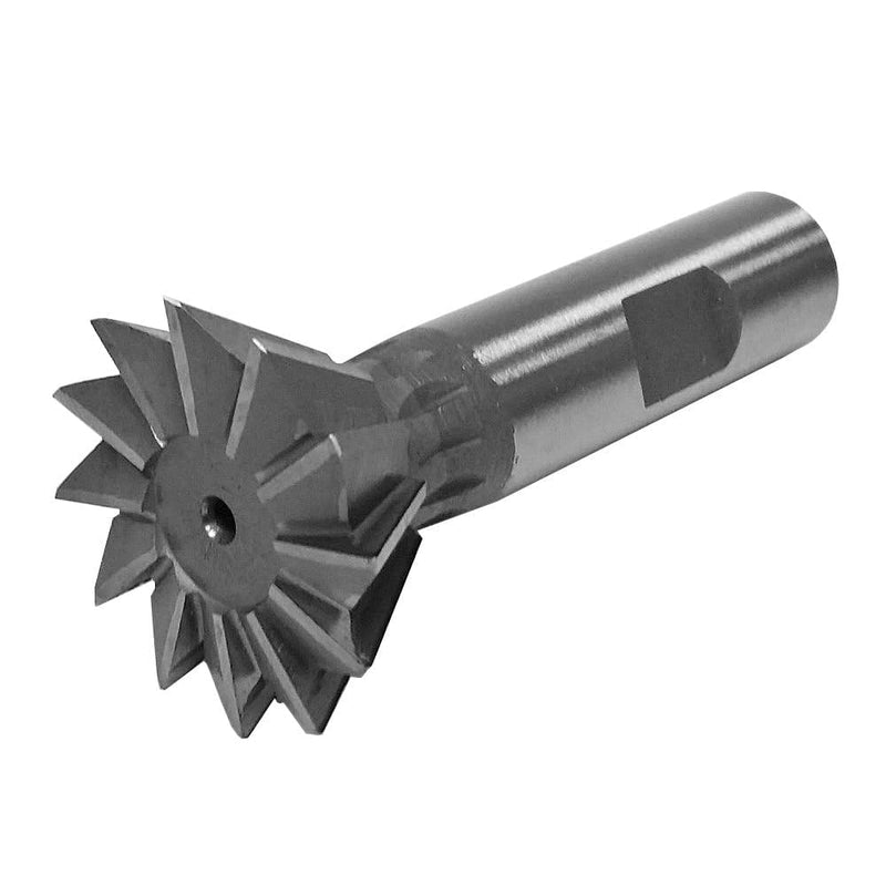 Dovetail Cutter HSS 60° – Durable Double-Edged End Mill Tool for Metalworking & Machining (1-3/8" x 60° – HSS) 1-3/8" x 60° – HSS