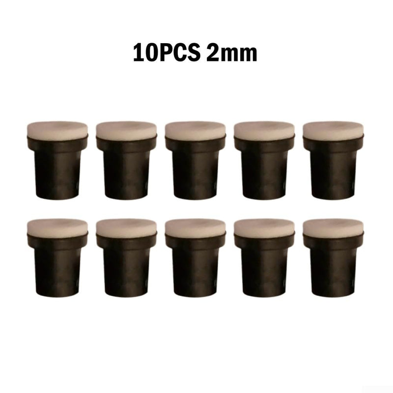 10pcs Sandblaster Nozzles Set Ceramic Sandblast Tips 2-3.5mm Replacement Parts for 5 Gallon Sandblasting Tanks Air Tools Accessory(2mm)