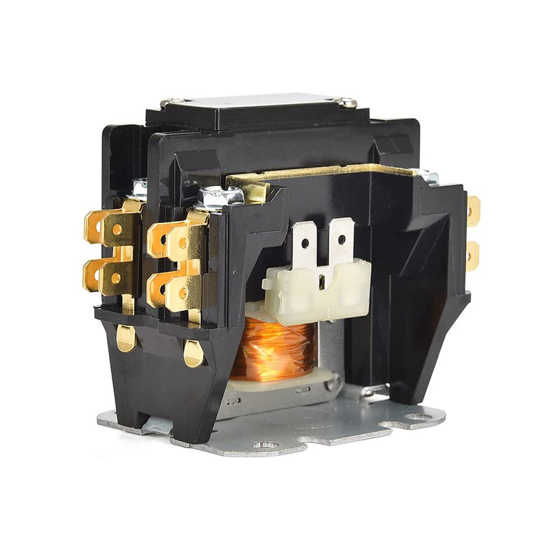 1 Pole Air Conditioner Contactor 30 Amp 24VAC Coil,Condenser Contactor Compressor Contactor AC Definite Purpose Contactor (Pack of 1 Pcs)… 1P 30A 24V