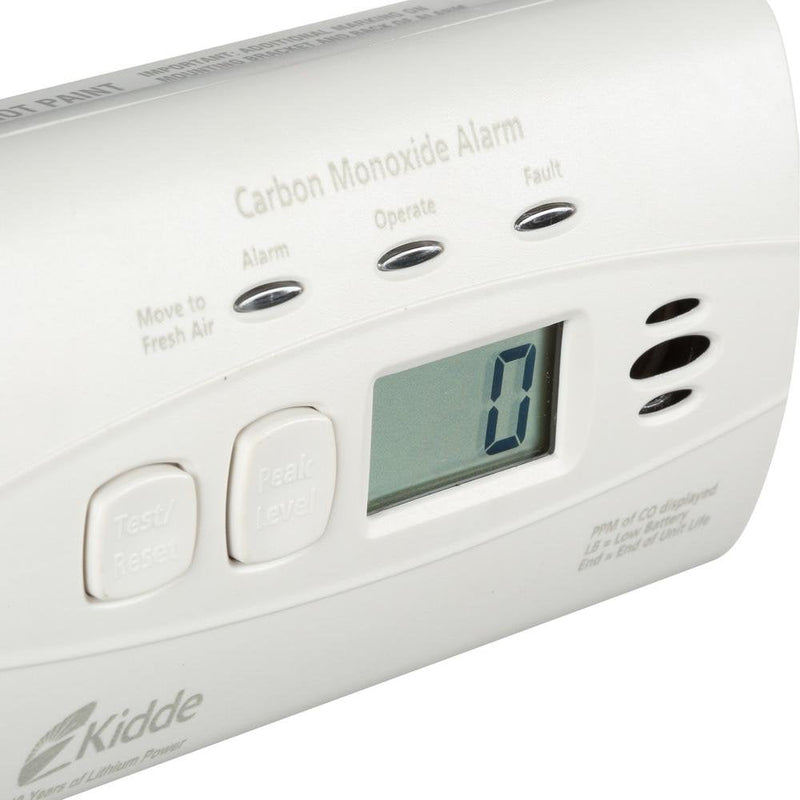 Kidde 21009720 Worry Free 10-Year Lithium Ion Battery Operated CO Alarm with Digital Display