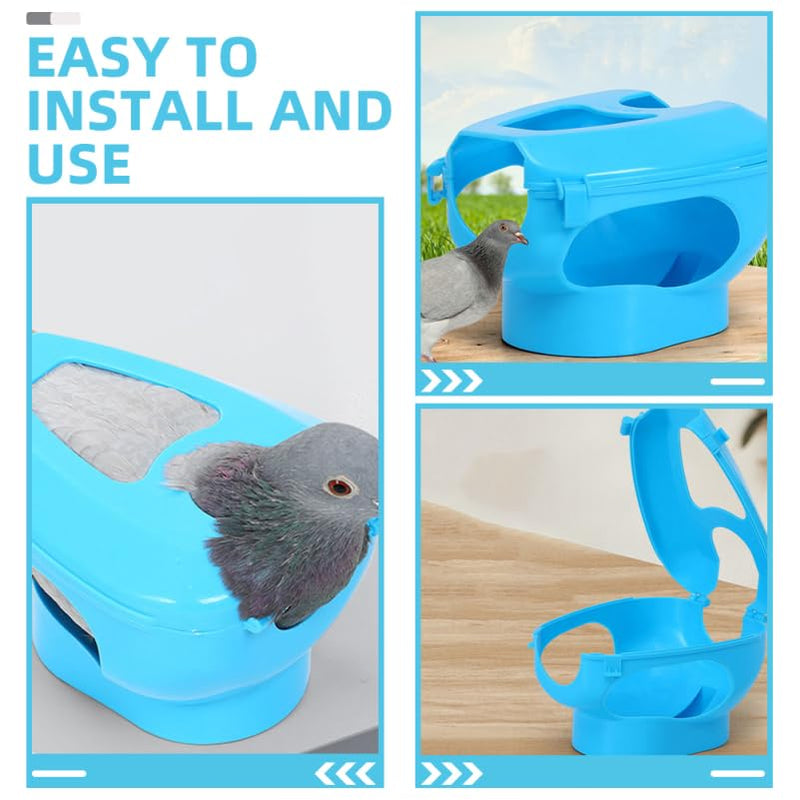 BESTonZON 2pcs Pigeon Injection Holder Feeding Stand for Easy Medicine Application Fixed Mount for Pigeons for Pet Bird Care