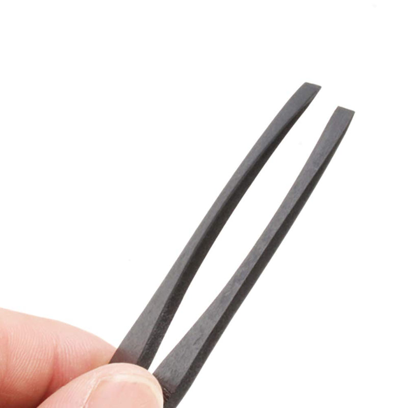 FEITA Precision Plastic Tweezers Kit - Plastic Anti static Tweezers Set Pickup Craft Electronics DIY Repair Tool - Black - 6Pcs 2. Black - 6 Pcs
