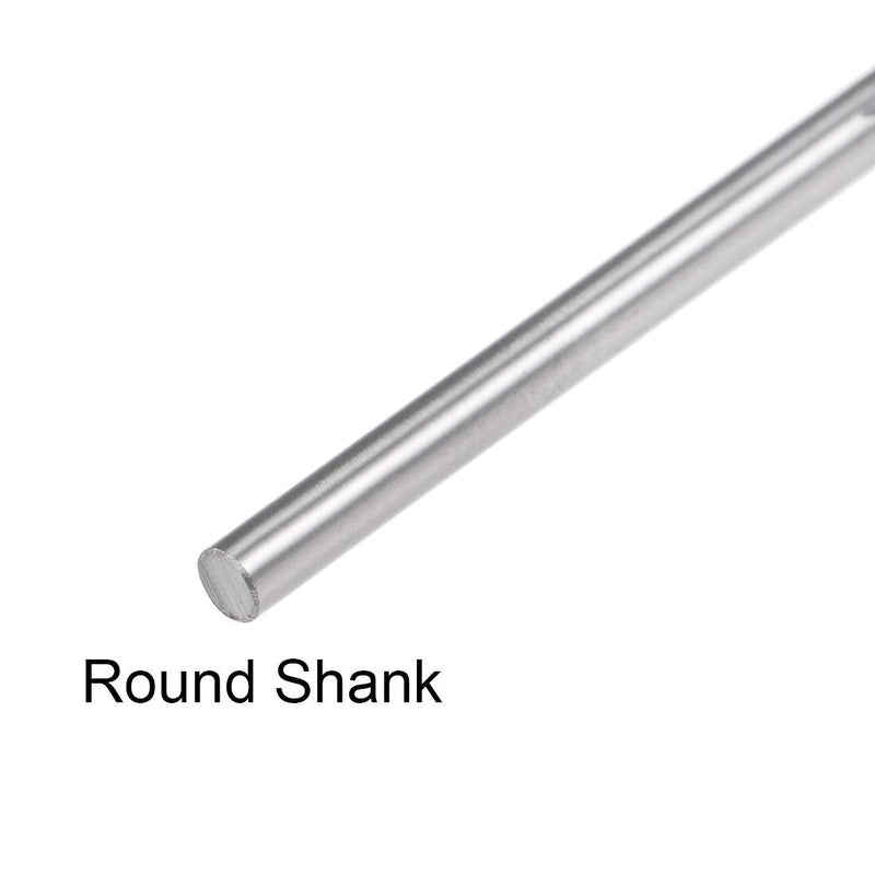 uxcell 2mm Chucking Reamer, Tungsten Carbide Lathe Machine Reamer H7 4 Straight Flutes, Round Shank Milling Cutting Tool, for Stainless Steel Alloy Copper Metal