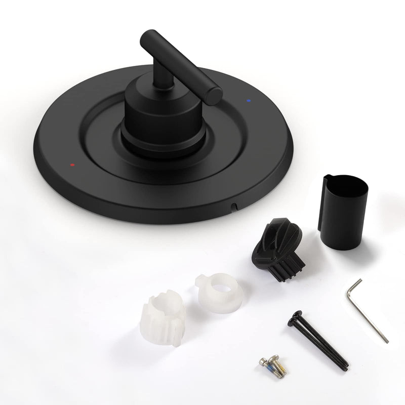 Replacement for Moen T2901BL Gibson Posi-Temp Valve Trim Kit, Matte Black Shower Trim Kit Shower Lever Handle (#2510 Valve Required)