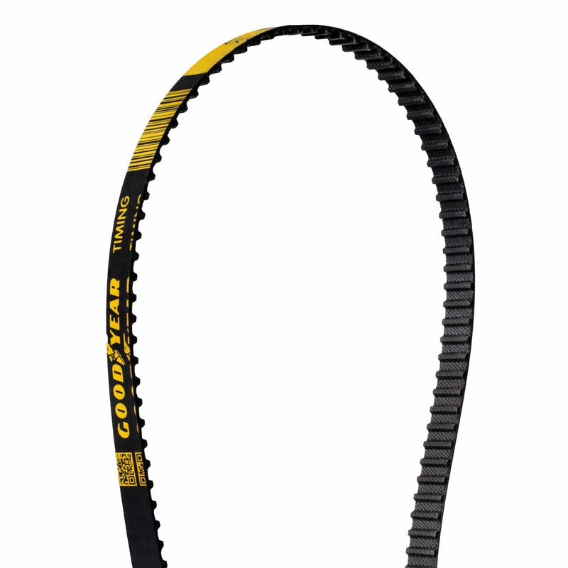 Goodyear 150XL037 Trapezoidal Timing Belt: XL Profile, 15.0 in Pitch Length, 0.37 in Width, 75 Teeth, 0.2 in Pitch