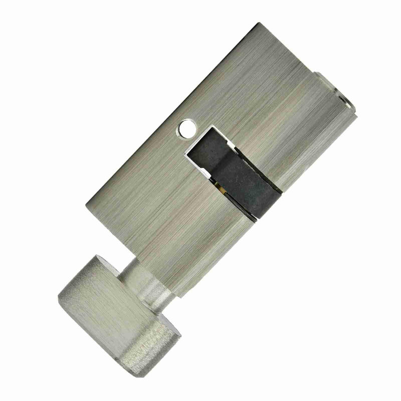 Door Lock Cylinder with Keys 60mm Single Cylinder Deadbolt for Wood and Aluminum Entry Doors, Keyed Alike Exterior Door Lock Replacement Hardware
