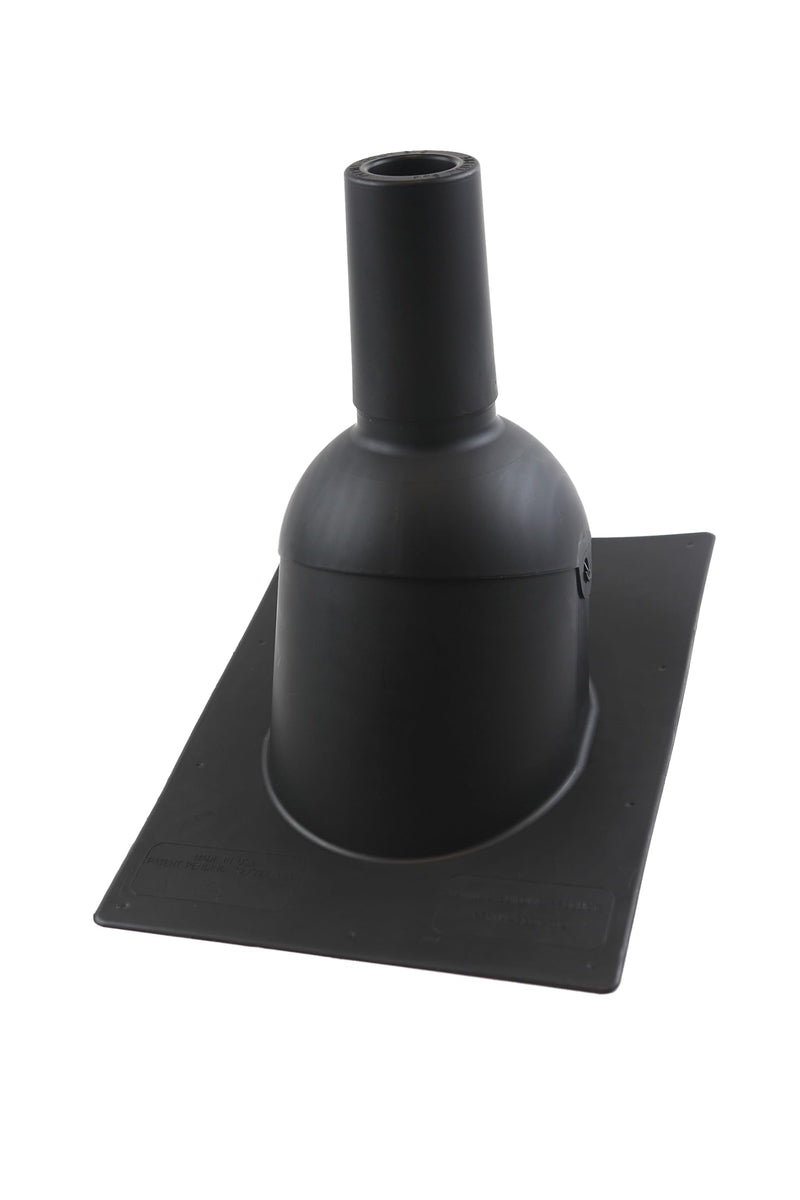 Pipe Boot Repair Flashing Adjustable 1.5 in. I.D. to 3 in. I.D. Vent Pipe in Black New Construction
